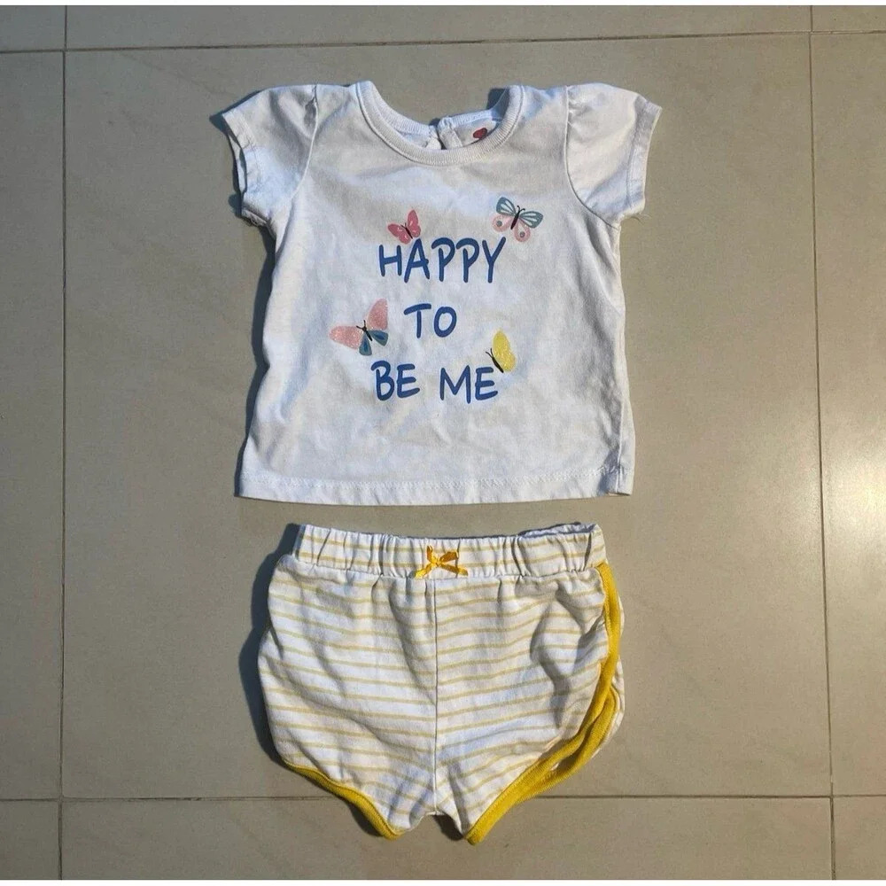Top And Bottome Set For Girls Size 18 Months